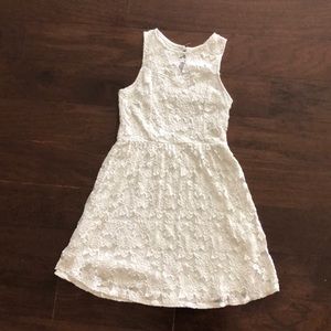 Monteau White lace dress size S